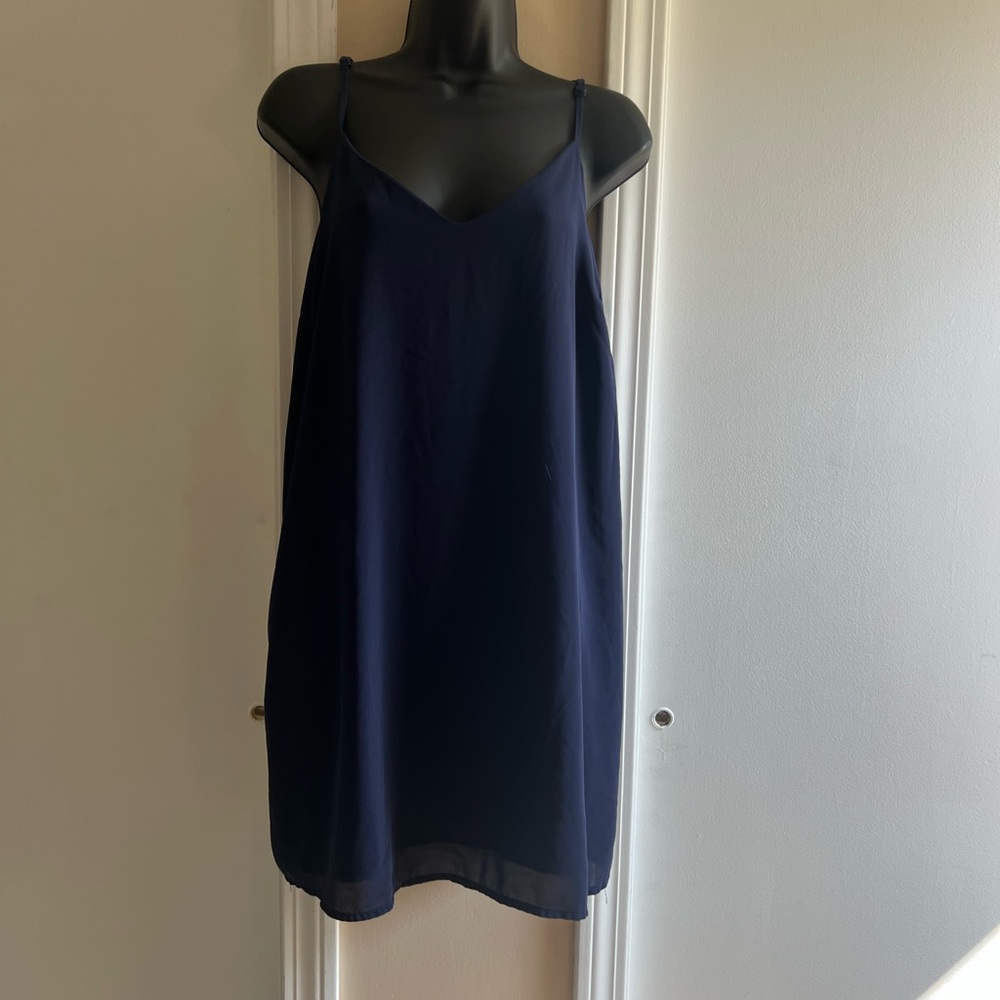 Cotton On Navy Blue Slip Dress Size M